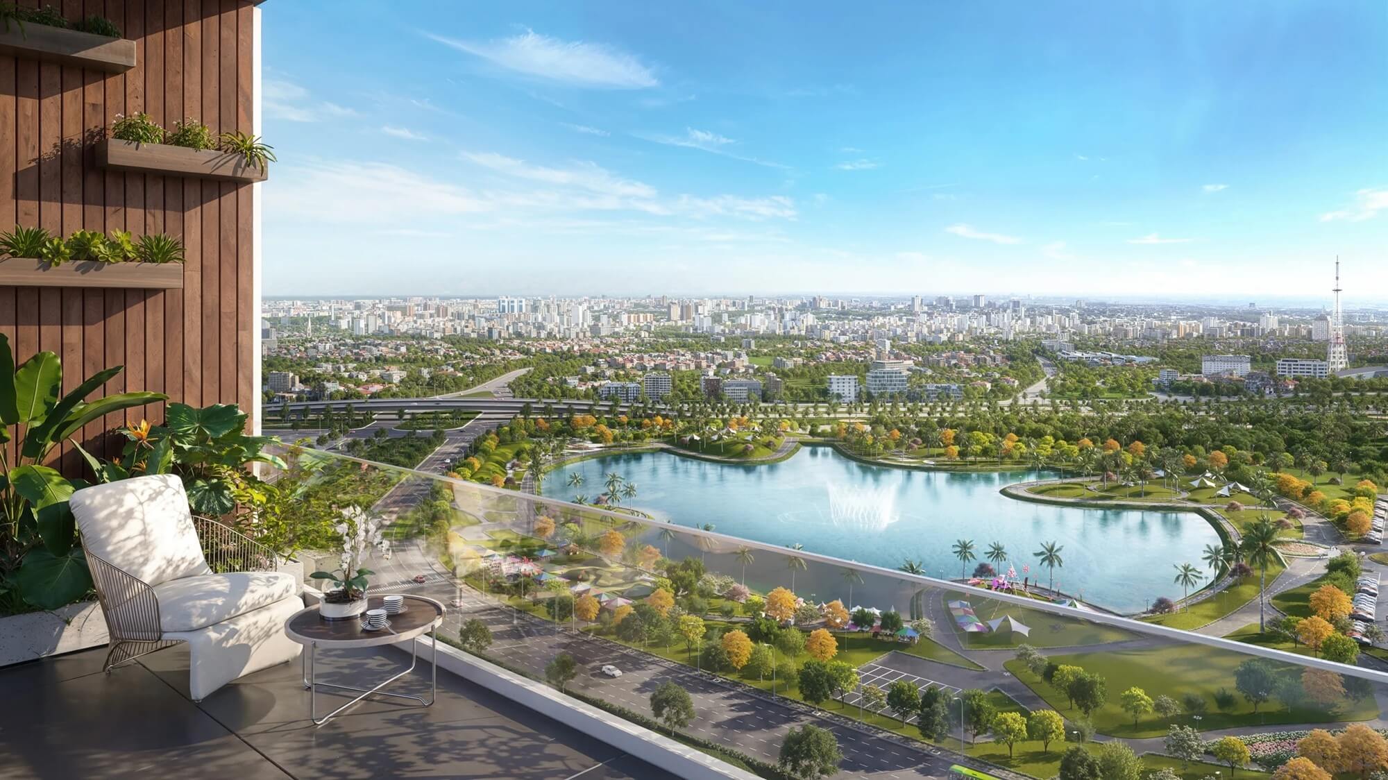 tiện ích dự án the magnolia long biên