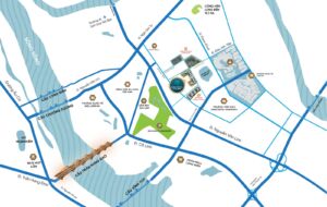 vị trí dự án noble crystal long biên